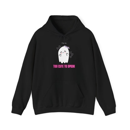 Ghostly Cute Hoodie Sweatshirt - "Too Cute to Spook"