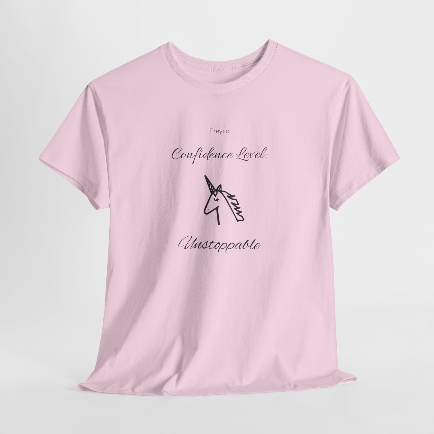 Unicorn Tee - "Confidence Level: Unstoppable"