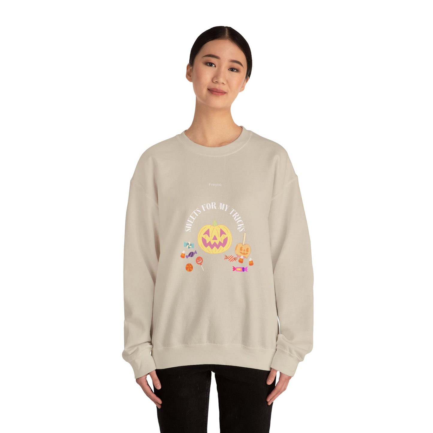 "Sweets for My Tricks" - Halloween Pumpkin Sweatshirt