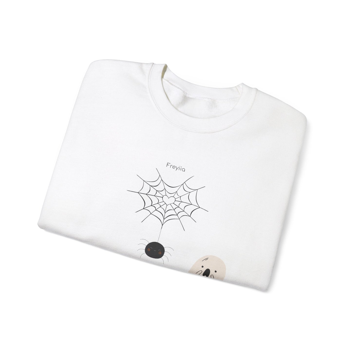 Spider Web and Scared Ghost - Sweatshirt