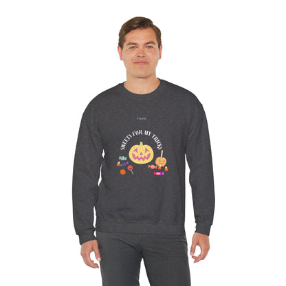 "Sweets for My Tricks" - Halloween Pumpkin Sweatshirt