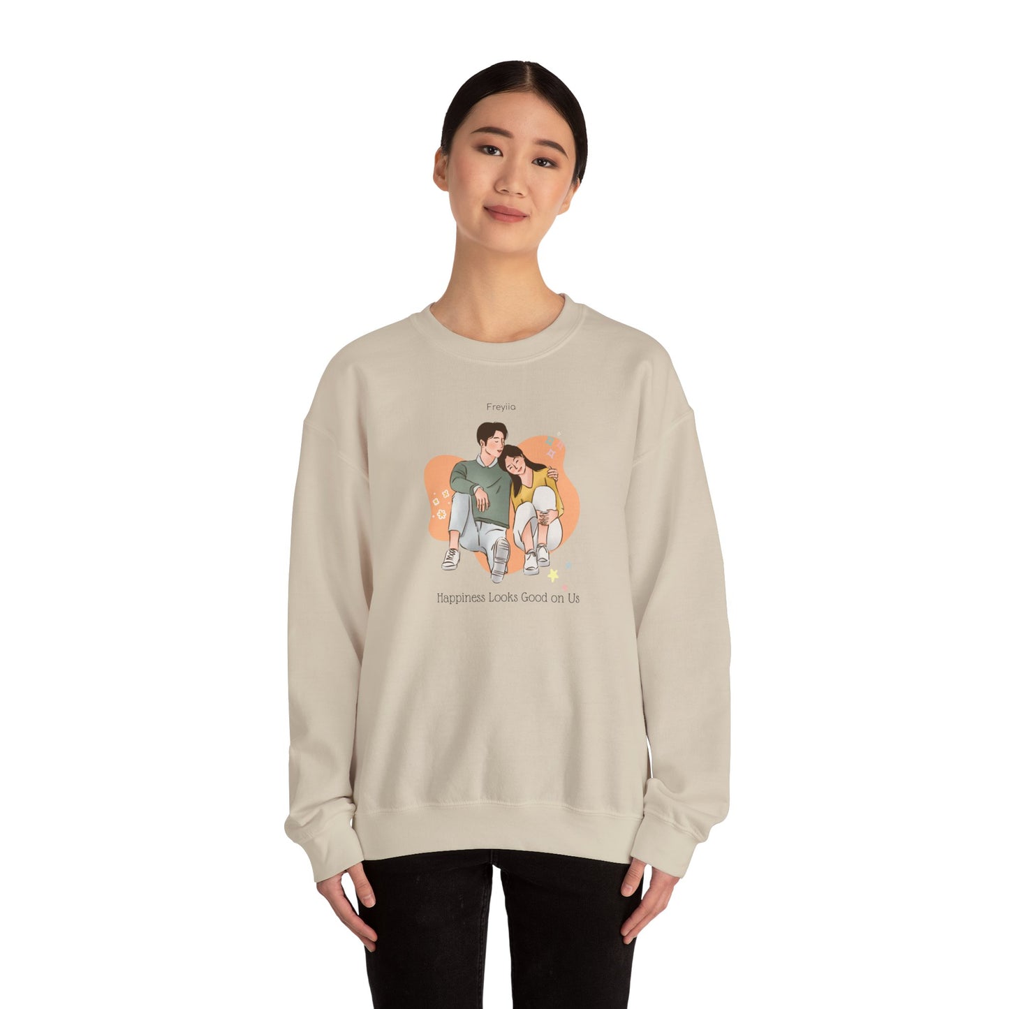 Lovebirds Unisex Sweatshirt - Happiness Looks Good on Us