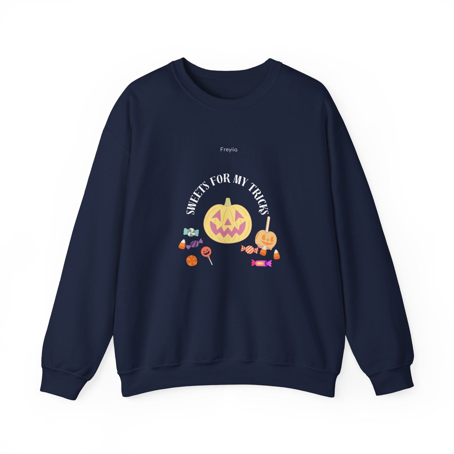 "Sweets for My Tricks" - Halloween Pumpkin Sweatshirt